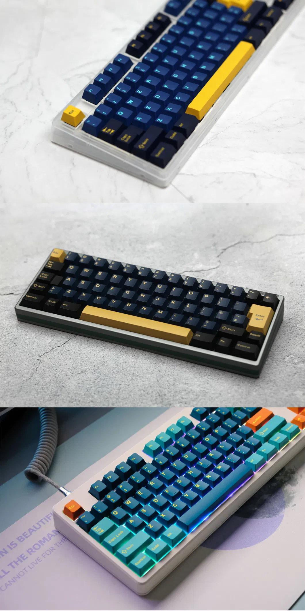 Theme Keycaps PBT Dye Sublimation Keycaps Custom Keycaps