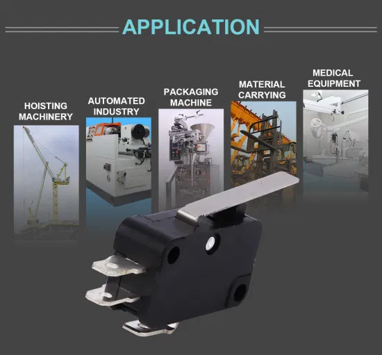 Kw12 Botón de cierre deslizante Límite de cereza Botón pulsador impermeable momentáneo Micro interruptor 3A